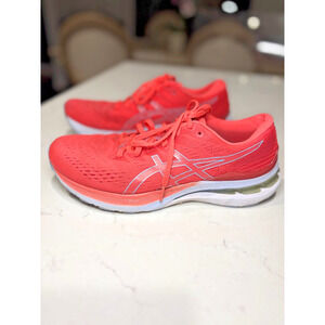 ASICS Gel Kayano 28 Women’s Running Shoes Red Orange Size 10 Stability Trainer